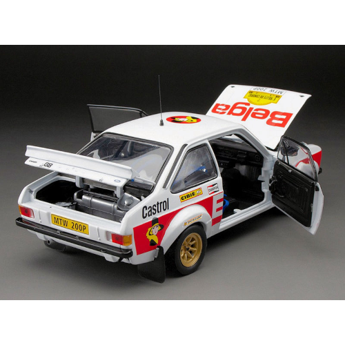 FORD ESCORT RS 1800 N.2 RALLY DU CONDROZ 1979 MIKKOLA-HERTZ 1:18 SunStar Auto Rally Modellino