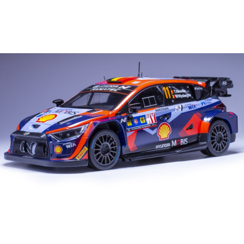 HYUNDAI i20 N WRC N.11 CENTRAL EUROPE RALLY 2023 NEUVILLE-WYDAEGHE 1:18 Ixo Model Auto Rally Modellino