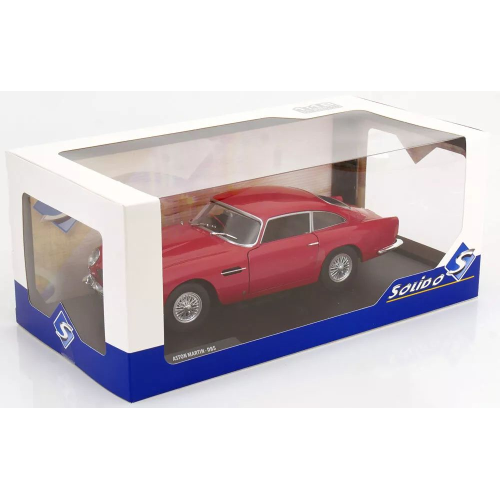 ASTON MARTIN DB5 COUPE 1964 RED 1:18 Solido Auto Stradali Modellino