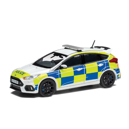 FORD FOCUS Mk3 RS UK POLICE DEMONTRATION CAR 1:43 Vanguards Forze dell'Ordine Modellino