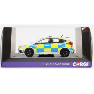FORD FOCUS Mk3 RS UK POLICE DEMONTRATION CAR 1:43 Vanguards Forze dell'Ordine Modellino