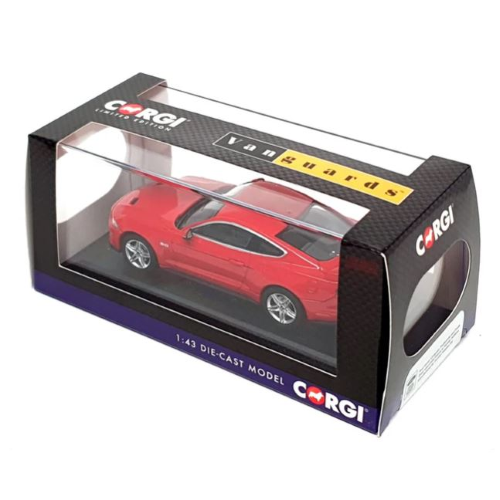 FORD MUSTANG Mk6 GT FASTBACK RACE RED 1:43 Vanguards Auto Stradali Modellino
