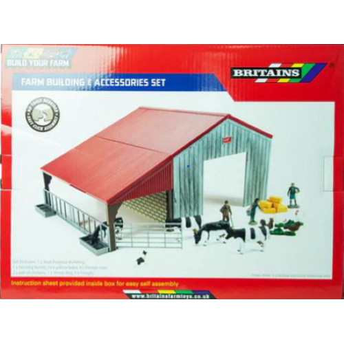 BRITAINS FARM BUILDING SET 1:32 Britains Mezzi Agricoli e Accessori Modellino