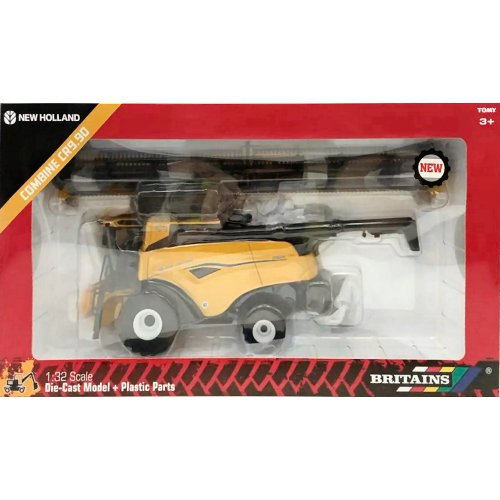 MIETITREBBIA FRUMENTO NEW HOLLAND CR 9.90 COMBINE 1:32 Britains Mezzi Agricoli e Accessori Modellino