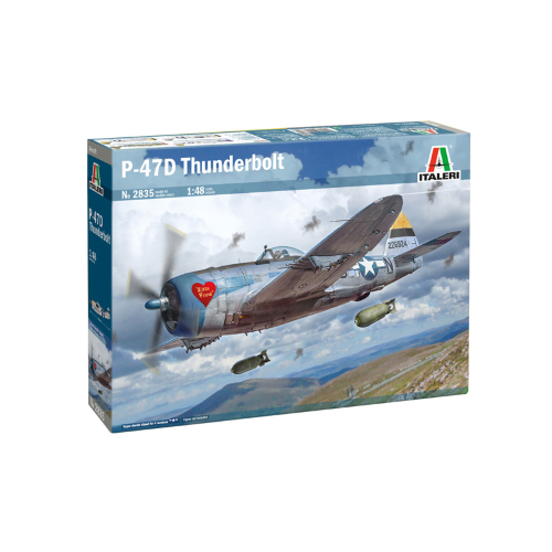 P-47D THUNDERBOLT (E.T.O.) KIT 1:48 Italeri Kit Aerei Modellino