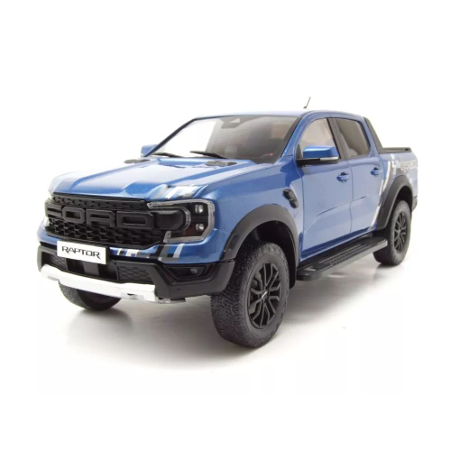 FORD RANGER RAPTOR 2023 BLUE 1:18 ModelCarGroup Auto Stradali Modellino