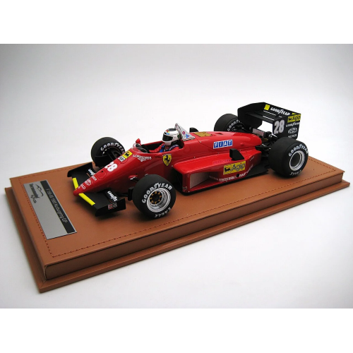 FERRARI 156-85 N.28 NURBURGRING GP 1985 STEFAN JOHANSSON W/DRIVER 1:18 Tecnomodel Formula 1 Modellino