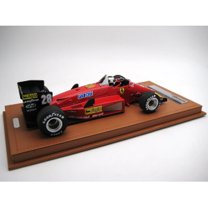 FERRARI 156-85 N.28 NURBURGRING GP 1985 STEFAN JOHANSSON W/DRIVER 1:18 Tecnomodel Formula 1 Modellino
