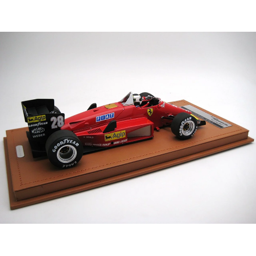 FERRARI 156-85 N.28 NURBURGRING GP 1985 STEFAN JOHANSSON W/DRIVER 1:18 Tecnomodel Formula 1 Modellino