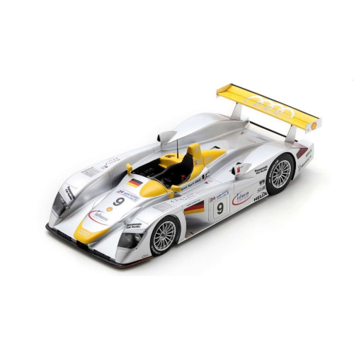 AUDI R8 N.9 2nd 24H LE MANS 2000 ORTELLI-AIELLO-MCNISH 1:18 Spark Model Auto Competizione Modellino