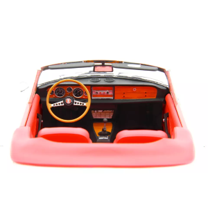 FIAT 124 SPORT SPIDER AS (1438 CC.) 1968 WHITE 1:18 Laudo Racing Auto Stradali Modellino