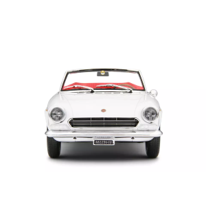 FIAT 124 SPORT SPIDER AS (1438 CC.) 1968 WHITE 1:18 Laudo Racing Auto Stradali Modellino