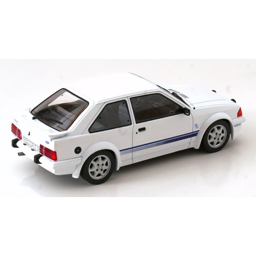 FORD ESCORT MK III RS TURBO 1985 WHITE 1:18 ModelCarGroup Auto Stradali Modellino