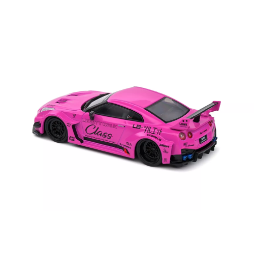 NISSAN GT-R (R35) LB WORKS SILHOUETTE COUPE 2019 PURPLE 1:43 Solido Auto Stradali Modellino