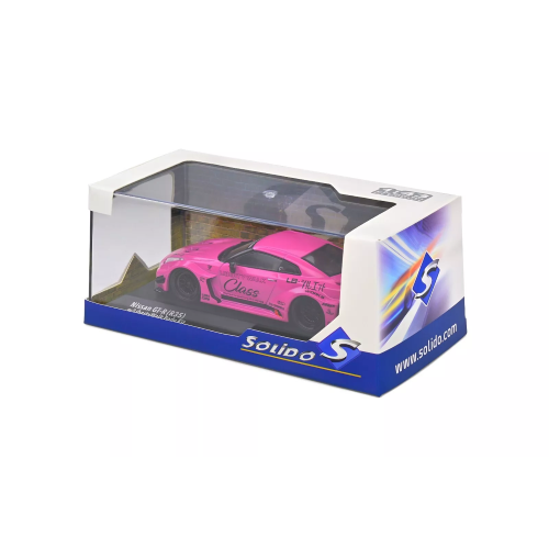 NISSAN GT-R (R35) LB WORKS SILHOUETTE COUPE 2019 PURPLE 1:43 Solido Auto Stradali Modellino