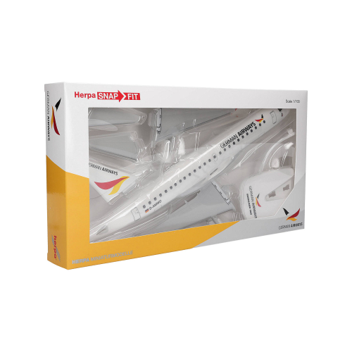 EMBRAER E190 GERMAN AIRWAYS 1:100 Herpa Aerei Modellino
