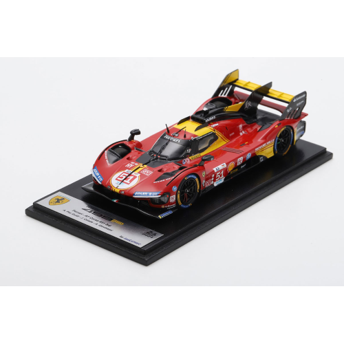 FERRARI 499P N.51 3rd LE MANS 2024 PIER GUIDI-CALADO-GIOVINAZZI 1:43 Looksmart Auto Competizione Modellino