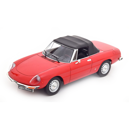 ALFA ROMEO 2000 SPIDER 1978 WITH SOFT TOP RED LIMITED EDITION 1:18 Norev Auto Stradali Modellino