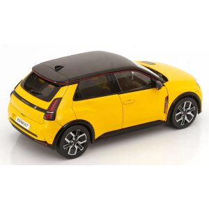 RENAULT 5 E-TECH 100% ELECTRIC 2024 POP YELLOW-BLACK 1:18 Norev Auto Stradali Modellino