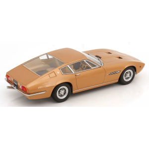 MASERATI GHIBLI COUPE' 1969 METALLIC GOLD 1:18 KK Scale Auto Stradali Modellino