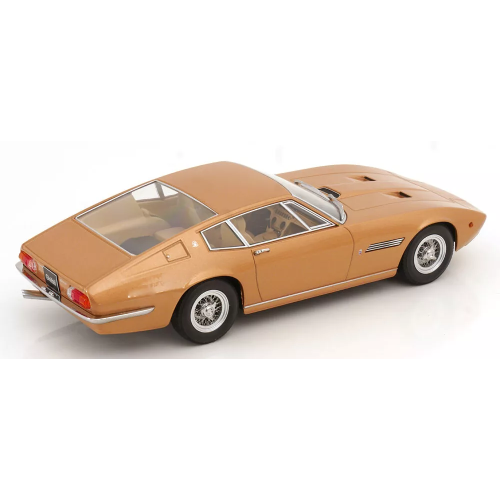 MASERATI GHIBLI COUPE' 1969 METALLIC GOLD 1:18 KK Scale Auto Stradali Modellino