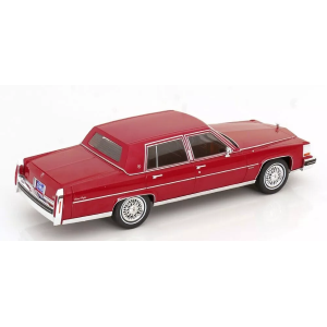 CADILLAC FLEETWOOD BROUGHAM 1982 DARK RED 1:18 ModelCarGroup Auto Stradali Modellino