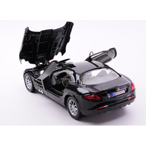 MERCEDES SLR MCLAREN BLACK 1:24 MotorMax Auto Stradali Modellino