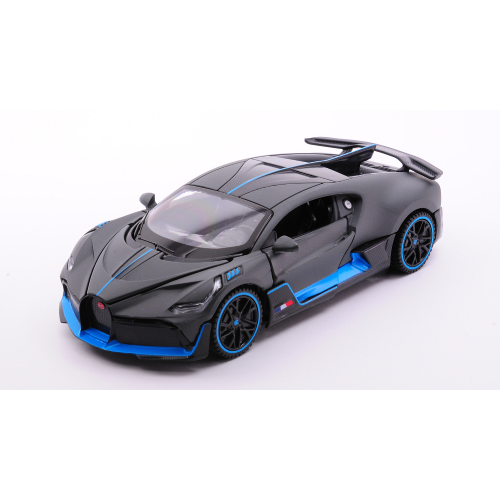 BUGATTI DIVO WITH SOUND GREY/BLUE 1:32 Rastar Auto Stradali Modellino