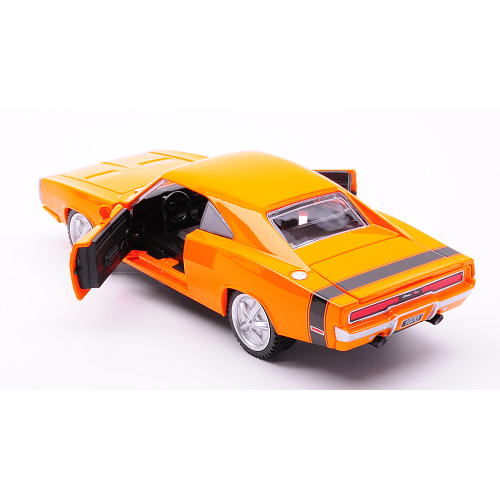 DODGE CHARGER R/T 1970 ORANGE 1:36 Rastar Auto Stradali Modellino