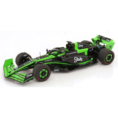 SAUBER C44 TEAM STAKE KICK N.77 BAHRAIN GP 2024 VALTTERI BOTTAS 1:18 Solido Formula 1 Modellino