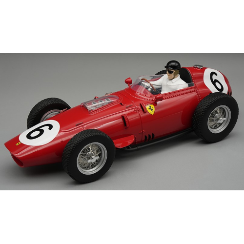 FERRARI 246/256 DINO N.6 GERMANY AVUS GP 1959 D.GURNEY WITH DRIVER 1:18 Tecnomodel Formula 1 Modellino