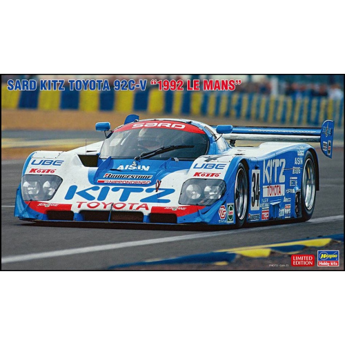 SARS KITZ TOYOTA 92C-V 24H LE MANS 1992 KIT 1:24 Hasegawa Kit Auto Modellino