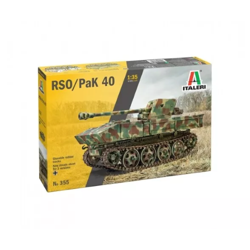 7,5 cm RSO WITH PAK40 KIT 1:35 Italeri Kit Mezzi Militari Modellino