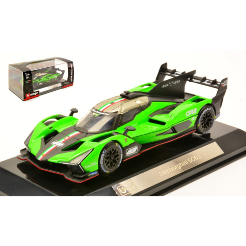 LAMBORGHINI SC63 N.63 IRON LINX 1:43 Burago Auto Competizione Modellino