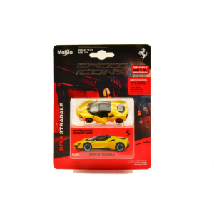 FERRARI SF90 STRADALE YELLOW 1:64 Maisto Auto Stradali Modellino