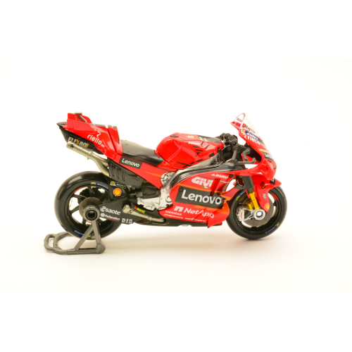 DUCATI DESMOSEDICI LENOVO TEAM N.1 FRANCESCO BAGNAIA 1:18 Maisto Moto Modellino