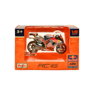 KTM RC16 RED BULL N.33 BRAD BINDER 1:18 Maisto Moto Modellino