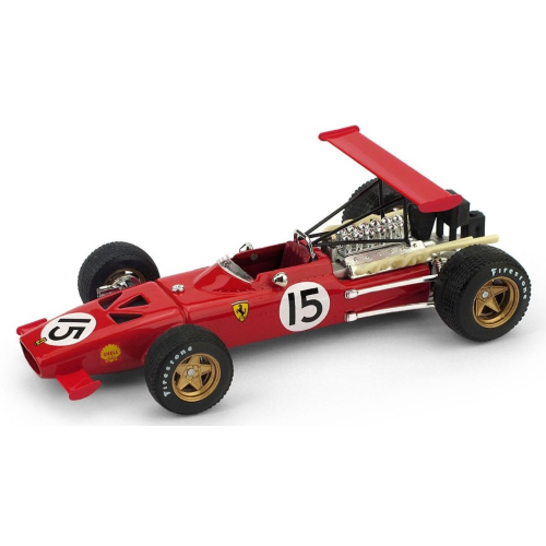 FERRARI C.AMON 1969 N.15 SPAIN GP 1:43 Brumm Formula 1 Modellino