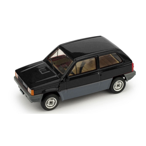 FIAT PANDA 30 1980 1a SERIE NERO LUXOR 1:43 Brumm Auto Stradali Modellino