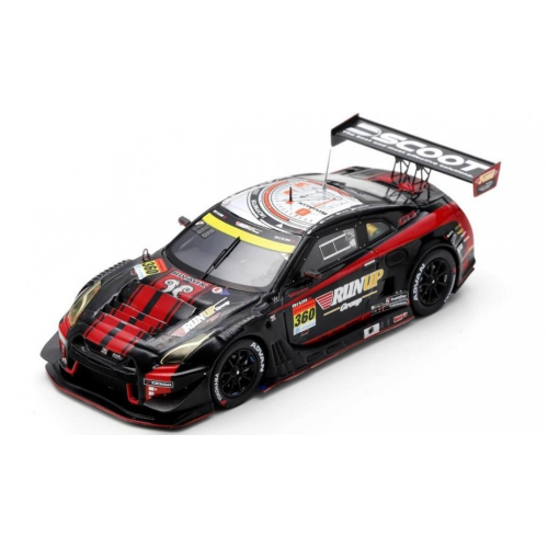 RUNUP GT-R N.360 SUPER GT300 2024 OTAKI-AOKI-ARAKAWA-TANAKA 1:43 Spark Model Auto Competizione Modellino