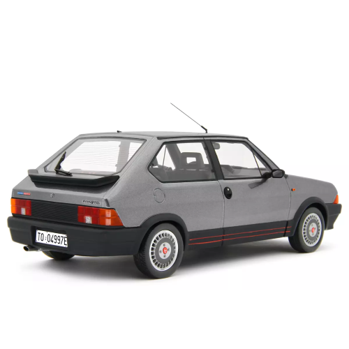 FIAT RITMO 130 TC ABARTH 1985 METALLIC GREY 1:18 Laudo Racing Auto Stradali Modellino