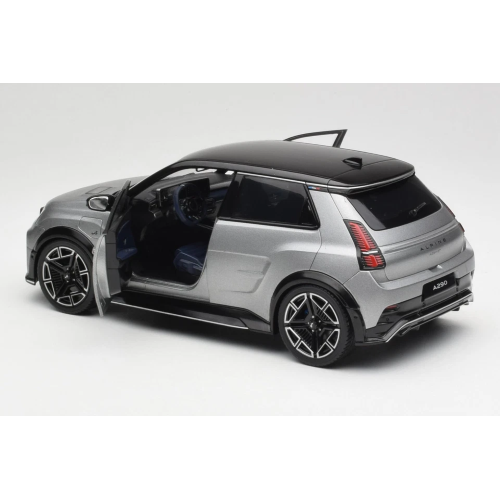 ALPINE A290 GT 2025 MATT TORNADE GREY/BLACK 1:18 Norev Auto Stradali Modellino