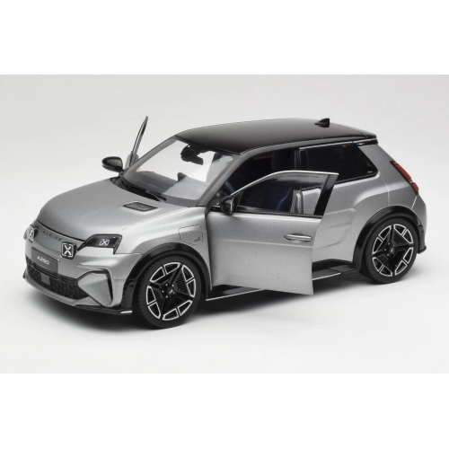 ALPINE A290 GT 2025 MATT TORNADE GREY/BLACK 1:18 Norev Auto Stradali Modellino