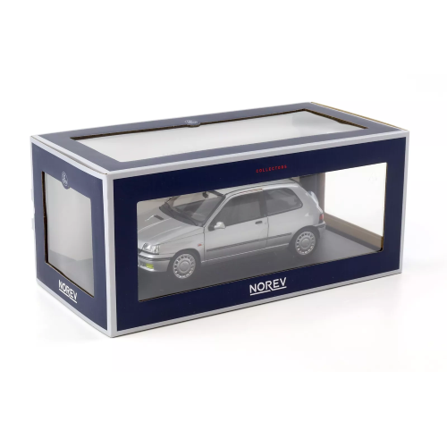 RENAULT CLIO 16s 1992 ICEBERG GREY 1:18 Norev Auto Stradali Modellino
