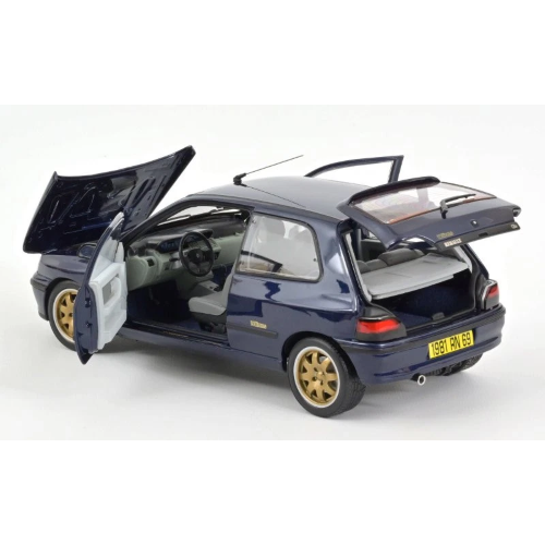 RENAULT CLIO WILLIAMS 1993 BLUE REPRODUCTION 1:18 Norev Auto Stradali Modellino