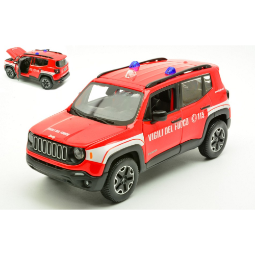 JEEP RENEGADE VIGILI DEL FUOCO 1:24 Maisto Pompieri Modellino