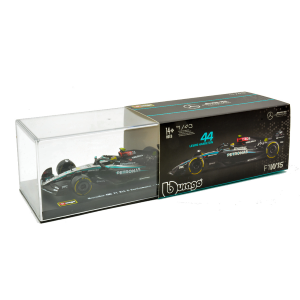 MERCEDES AMG W15 N.44 2024 LEWIS HAMILTON SIGNATURE 1:43 Burago Formula 1 Modellino