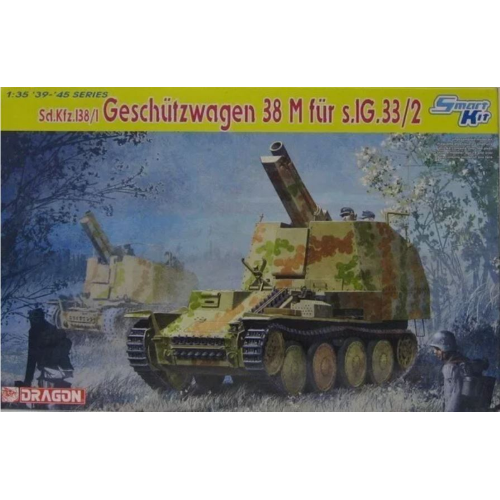 Sd.Kfz.138/1 GESCHUTZWAGEN 38 M Fur s.IG.33/2 SMART KIT 1:35 Dragon Kit Mezzi Militari Modellino
