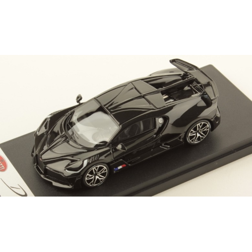 BUGATTI DIVO 2018 GLOSSY CARBON BLACK 1:43 Looksmart Auto Stradali Modellino