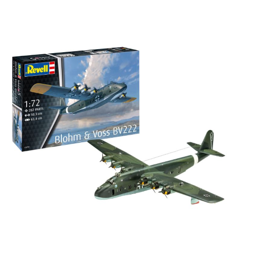 BLOHM & VOSS BV222 KIT 1:72 Revell Kit Aerei Modellino
